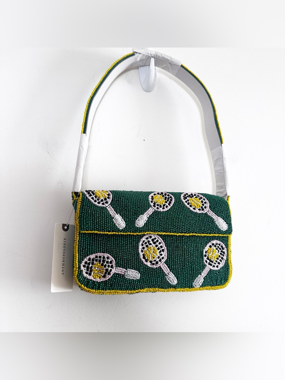 Anthropologie The Fiona Beaded Bag: Icon Edition Tennis - Picture 6 of 7